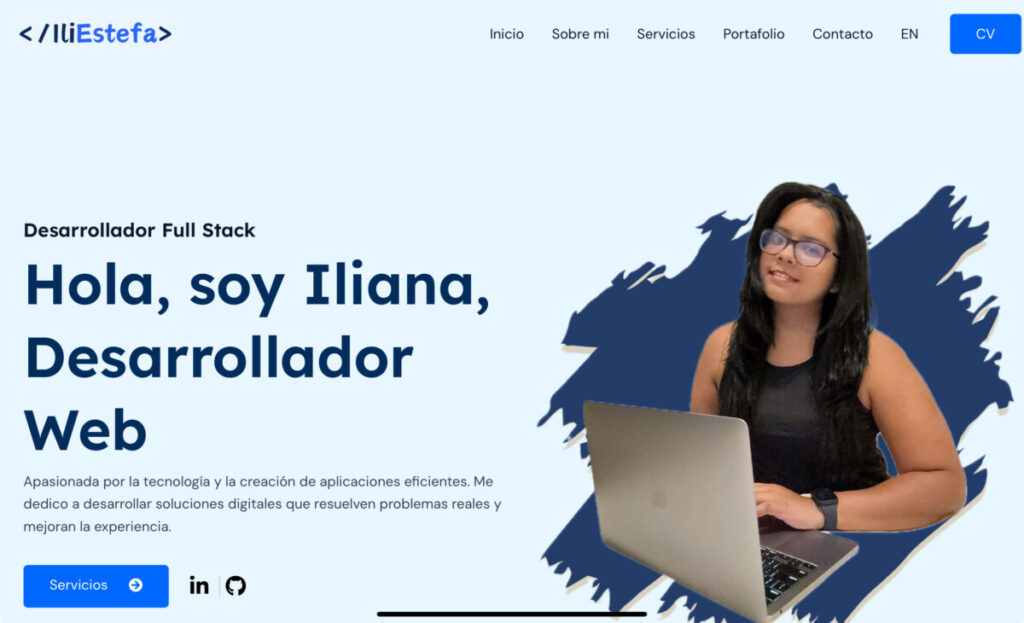 Imagen del proyecto: portafolio web